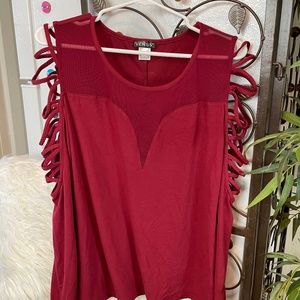 Be my Valentine? Never Worn Venus Cut Out Flattering Top. Size XL.